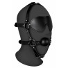 Ouch! Xtreme Bâillon Muselière avec Boule et Masque Gag Xtreme Noir